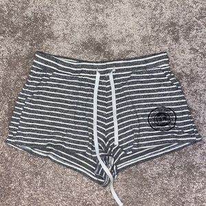 Stripe sweat shorts